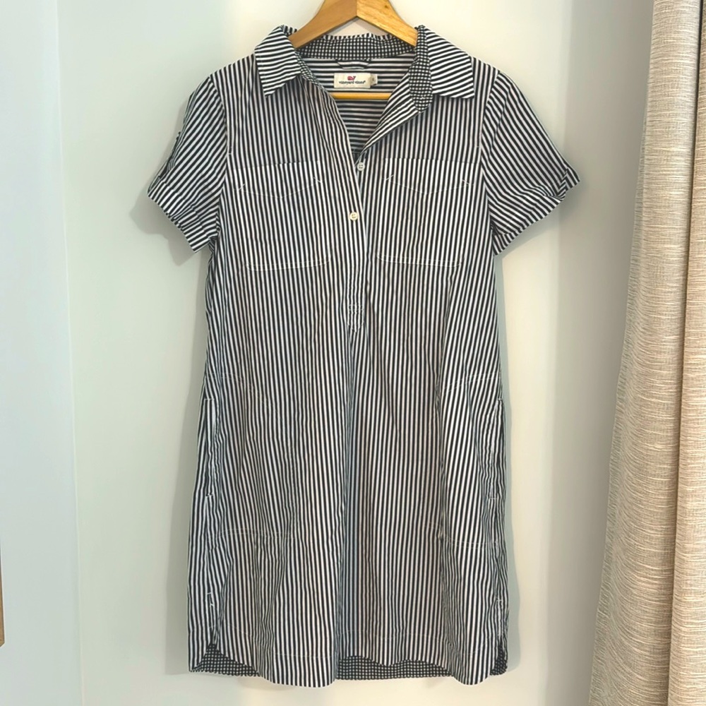 Striped Vineyard Vines Shirt Dress